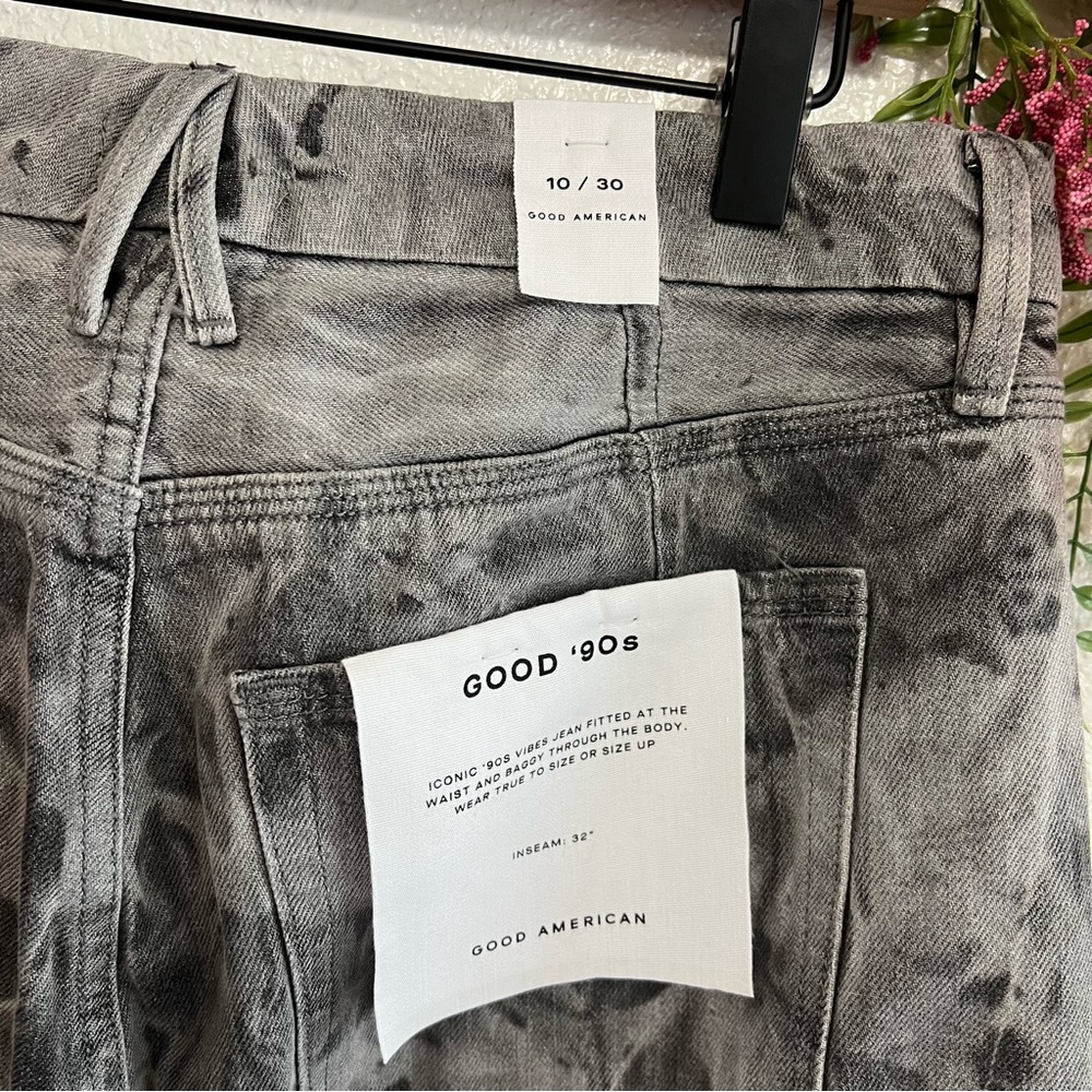 ✨FLASH SALE✨Good American 90s Marbled High Rise Jeans✨FINAL PRICE✨ - Picture 5 of 11